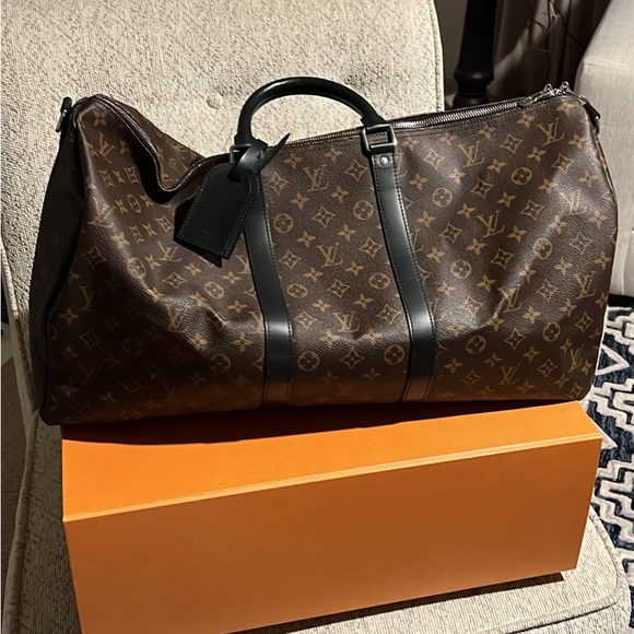 Keepall Bandoulière 55, MONOGRAM MACASSAR, - Picture 2 of 2